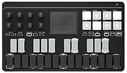 【中古】 KORG コルグ 定番 USB/ワイヤレス オールインワン モバイルMIDIキーボード nanoKEY Studio 音楽制作 DTM A4サイズ コンパクト設計