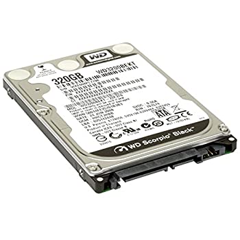  Western Digital 2.5 インチ 内蔵 HDD320GB 7200rpm 16MB WD Scorpio WD3200BEKT