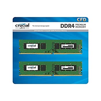 【中古】 CFD販売 Crucial by Micron デスクトップPC用メモリ DDR4-2666 (PC4-21300) 8GB×2枚 288pin DIMM W4U2666CM-8G