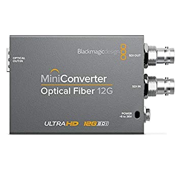 š Blackmagic Design С Mini Converter Optical Fiber 12G CONVMOF12G