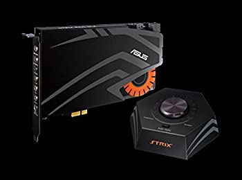 【中古】 ASUSTek ASUS ハイレゾ対応 STRIXゲーミング サウンドカード PCI-E コントロールボックス付属 24bit/192kHz STRIX RAID DLX