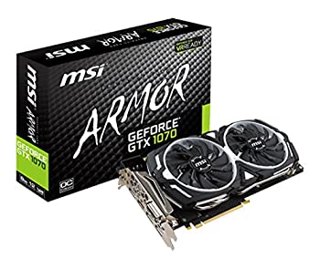 yÁz MSI ARMOR 2X fAt@ GeForce GTX 1070 OtBbN{[h GEFORCE GTX 1070 ARMOR 8G OC