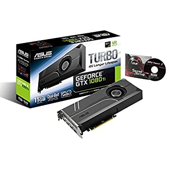 【中古】 ASUS Turboシリーズ NVIDIA GeForce GTX1080TIビデオカード ベースクロック1480MHz TURBO-GTX1080TI-11G