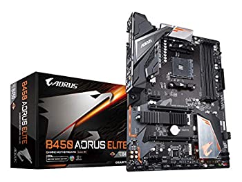 【中古】 GIGABYTE B450 AORUS ELITE ATX ゲーミングマザーボード [AMD B450チップセット] MB4624