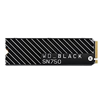 【中古】 Western Digital WD Black SN750 SSD M.2 PCIe Gen 3x4 with NVME 2TB heatsink