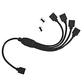 【中古】 waves 3ピン アドレッサブル LED用 4分岐ケーブル 30cm AURA SYNC NeoPixcel WS2812B