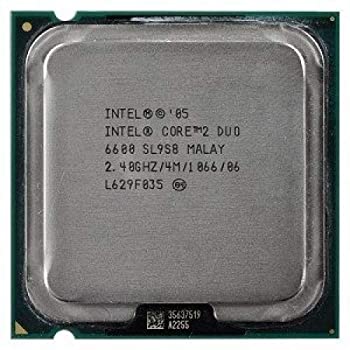 【中古】 intel CPU コア 2 デュオ e6600 2.40 GHz fsb1066mhz 4 M lga775 トレイ