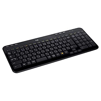 【中古】 ロジクール ワイヤレスキーボード K360r キーボード ワイヤレス 無線 薄型 小型 テンキー付 Unifying