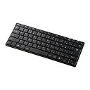 【中古】 サンワサプライ Bluetoothスリムキーボード(テンキーなし) 充電式 パンタグラフ 109A配列 ブラック SKB-BT23BK