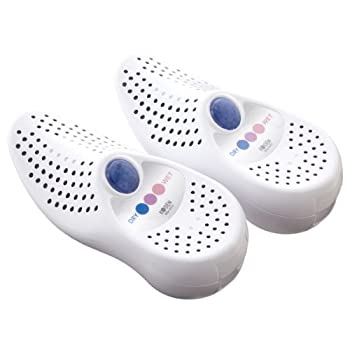 【中古】 KODEN 広電 リピート式脱臭乾燥器 乾爽キーパー (シューズタイプ) 電源プラグ付 ホワイト KGJ-S111W