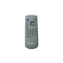 【中古】 SHARP シャープ 液晶テレビ用リモコン RRMCG1247CESB (0106380031)(2)
