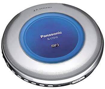 【中古】 Panasonic パナソニック ポータブルCDプレーヤー ブルー SL-CT510-A