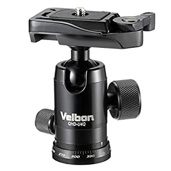 【中古】 Velbon 自由雲台 QHD-U4Q コマ止め方式 クイックシュー対応 アルミ製 324900