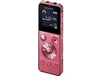 【中古】 SONY ステレオICレコーダー FMチューナー付 8GB ピンク ICD-UX544F P