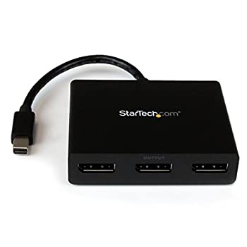 yÁz StarTech.com 3|[gMSTnu Mini DisplayPort - 3x DsiplayPort }`j^[Xvb^ 4KΉ WindowŝݑΉ MSTMDP123DP