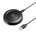 【中古】 サンワサプライ USBマイク WEB会議用 高感度 無(全)指向性 Skype対応 MM-MCUSB33