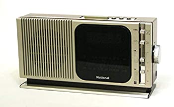 【中古】 National ナショナル 松下電器産業 RC-305 デジタル電子時計付FM AMラジオ 木目調 ビンテージ アンティーク