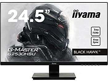 【中古】 iiyama ゲーミング モニター ディスプレイ G2530HSU-B1 (24.5インチ 1ms フルHD TN DisplayPort HDMI D-sub)