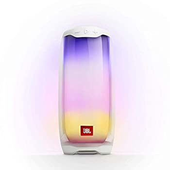 【中古】 JBL PULSE 4 Bluetoothスピーカー USB C充電 IPX7防水 マルチカラーLED ポータブル ホワイト JBLPULSE4WHT 【国内正規品 メーカー 付き】
