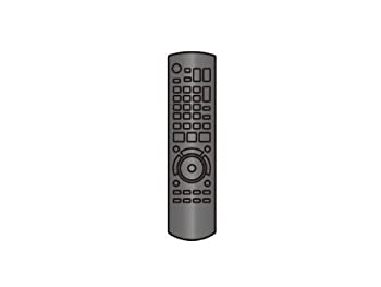 For Visual Equipments - 【中古】 Panasonic パナソニック ブルーレイディスクプレーヤー用リモコン N2QAYB000513