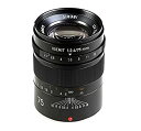 【中古】 KIPON 単焦点レンズ IBERIT (イベリット) 75mm f 2.4レンズfor Leica M Frosted Black (つや消し ブラック)