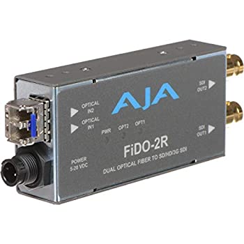 【中古】 AJA FiDO-2R デュアルチャンネルファイバーからSDIコンバーター