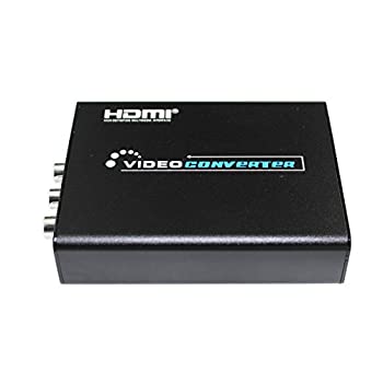 【中古】 HDMI - 3RCA AV CVBS コンポジット & Sビデオ R L オーディオ DVD VCR PS2 PS3 Xbox HDTV用