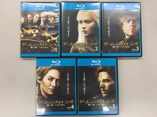 Video CDs - 【中古】 ゲーム・オブ・スローンズ 第二章 王国の激突 ブルーレイ [レンタル落ち]DVD 全5巻セット