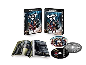 [중고] 저스티스 리그 4K ULTRA HD&3D&2D 블루 레이 세트(초회 사양/3매 세트/소책자 포함) [Blu-ray]