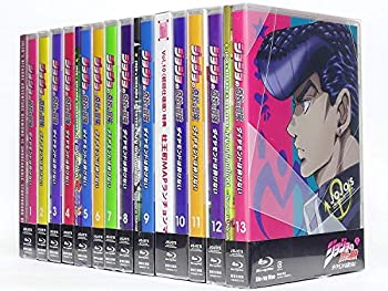 【中古】 ジョジョの奇妙な冒険 ダイヤモンドは砕けない 描き下ろし全巻収納BOX付属 【初回仕様版】全13巻セット Blu-ray
