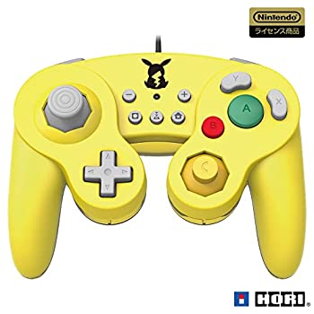 【中古】 【任天堂ライセンス商品】ホリ クラシックコントローラー for Nintendo Switch ピカチュウ【Nintendo Switch対応】