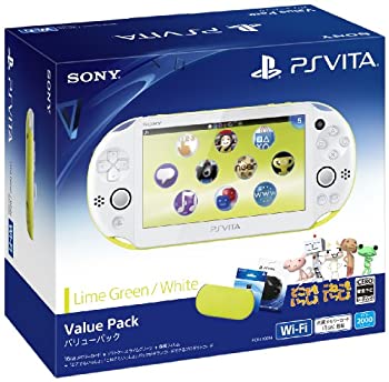 【中古】 PlayStation Vita Value Pack ライムグリーン/ホワイト