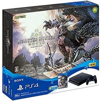 【中古】 PlayStation 4 MONSTER HUNTER: WORLD Starter Pack Black (CUHJ-10022)