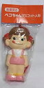 【中古】 ペコちゃん マスコット人形 ソフビ笛付