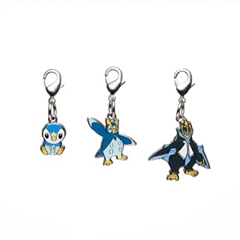【中古】 ポケモンセンターオリジナル 全国ずかんメタルチャーム393・394・395