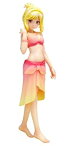 【中古】 夏色キセキ 水越 紗季 (1/10スケール PVC塗装済み完成品)