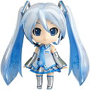 【中古】 ねんどろいど 雪ミク さっぽろ雪まつり ワンダーフェスティバル2010冬 約100mm (ノンスケール) ABS & PVC製 塗装済み 可動フィギュア