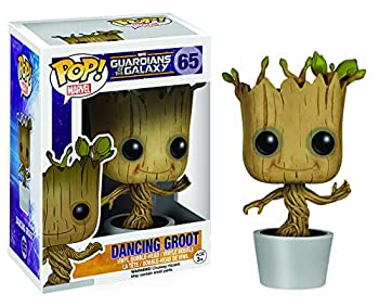 【中古】 Funko POP Marvel: Dancing Groot Bobble Action Figure