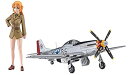 【中古】 ハセガワ ストライクウィッチーズ シャーロット・E・イエーガー w/P-51D ムスタング 1/20スケール レジンキット SP431