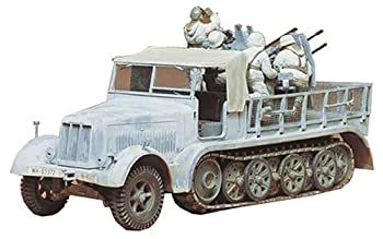 【中古】 タミヤ 1/35 ミリタリーミニチュアシリーズ 8トンハーフ4連装