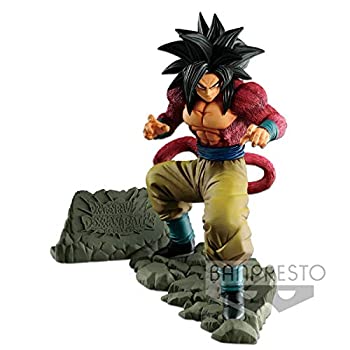 【中古】 バンプレスト 一番くじ ドラゴンボール UlTMATE EVOLUTION With ドッカンバトル コラボ賞 4th アニバーサリー フィギュア 超サイヤ人4孫悟空