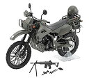 【中古】 リトルアーモリー 1/12 彩色済み完成品バイクモデル LM002 陸上自衛隊偵察オートバイ DX版 286080