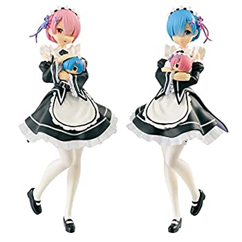 【中古】 一番くじ Re:ゼロから始める異世界生活 Happy Birthday REM＆RAM A賞 レムとラムのフィギュア