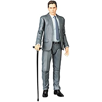 【中古】 MAFEX マフェックス No.079 ダークナイト トリロジー ブルース ウェイン 全高約160mm 塗装済み 可動フィギュア