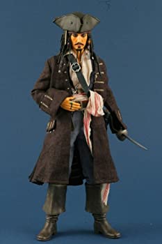 【中古】 RAH (リアルアクションヒーローズ) JACK SPARROW (リニューアルパッケージ版) (1/6スケール ABS&ATBC-PVC塗装済み可動...