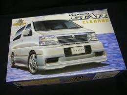 【中古】 青島文化教材社 1/24 ミニバン No.03 エルグランド ハイウェイスター 中期型