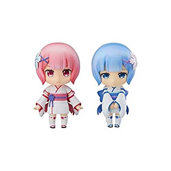【中古】 ねんどろいど Re：ゼロから始める異世界生活 ラム＆レム 幼少期Ver.(ワンダーフェスティバル2018[夏] GOODSMILE ONLINE SHOP限定)