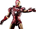 【中古】 ムービー・マスターピース アイアンマン 1/6スケールフィギュア アイアンマン マーク3 バトルダメージ版