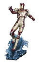 【中古】 コトブキヤ ARTFX アイアンマン3 アイアンマン MARK42 1/6スケール PVC製 塗装済み簡易組立フィギュア