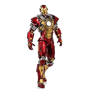 【中古】 ムービー・マスターピース アイアンマン3 アイアンマン・マーク17 (ハートブレイカー) 1/6スケール プラスチック製 塗装済み可動フィギュア
